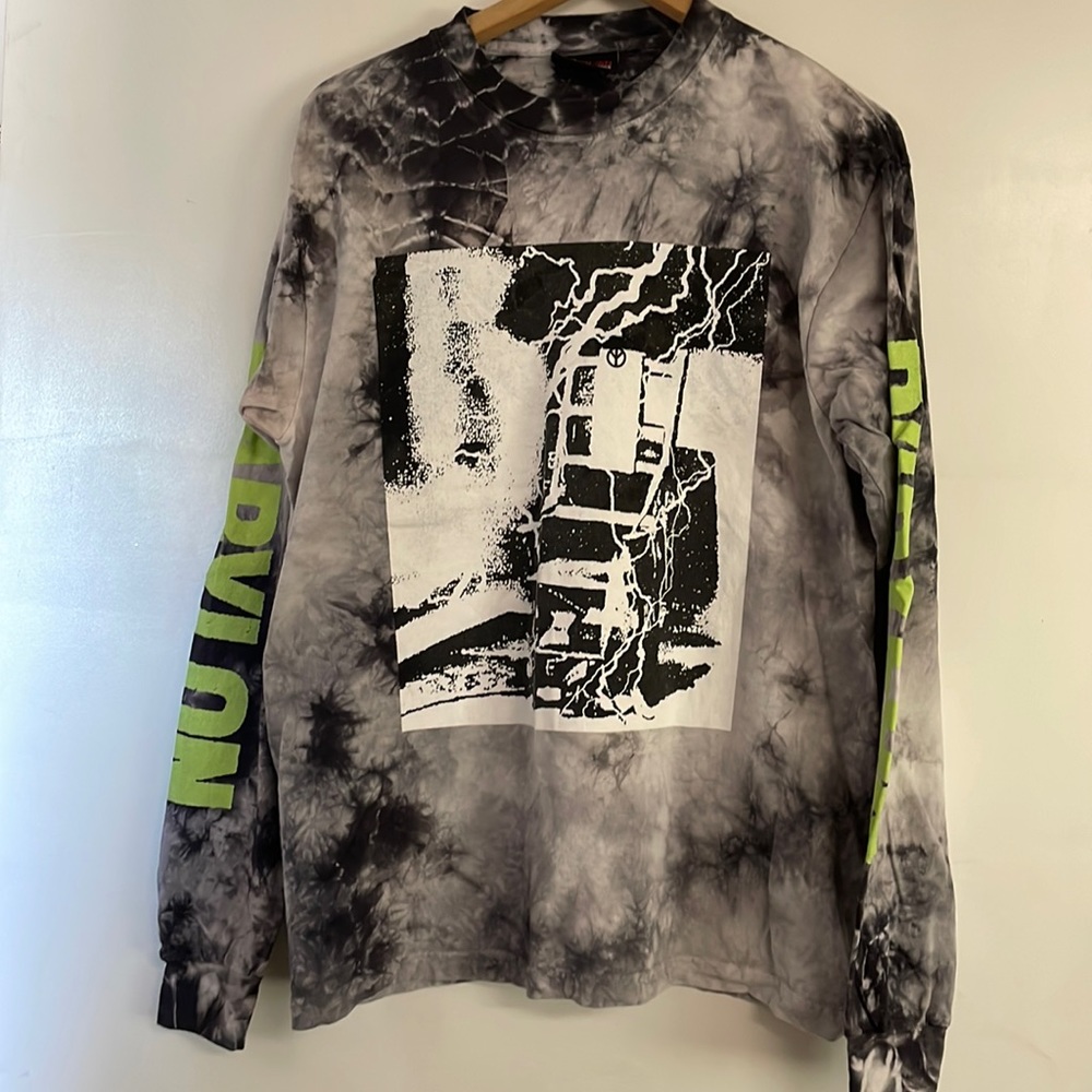 Babylon We Light the Fire long sleeve grey
